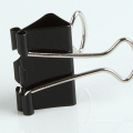 Black Metal 19 mm Small Paper Binder Clips